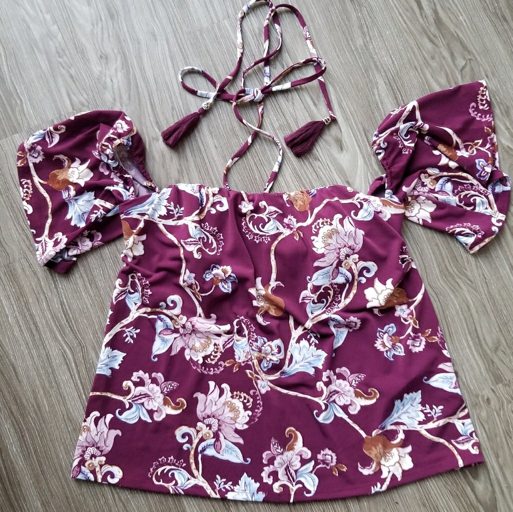 NWOT WHBM off the shoulder halter